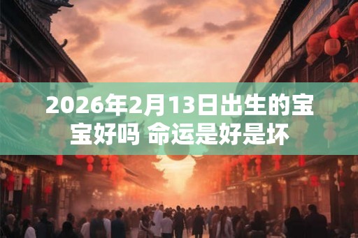 2026年2月13日出生的宝宝好吗 命运是好是坏