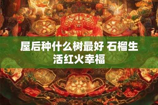 屋后种什么树最好 石榴生活红火幸福