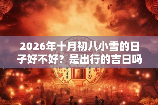 2026年十月初八小雪的日子好不好？是出行的吉日吗？