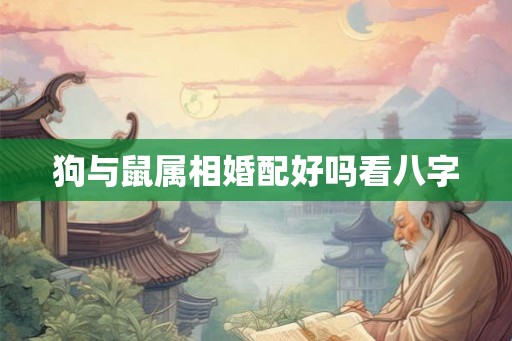 狗与鼠属相婚配好吗看八字