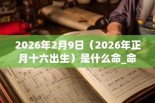 2026年2月9日（2026年正月十六出生）是什么命_命运如何