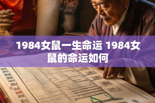 1984女鼠一生命运 1984女鼠的命运如何