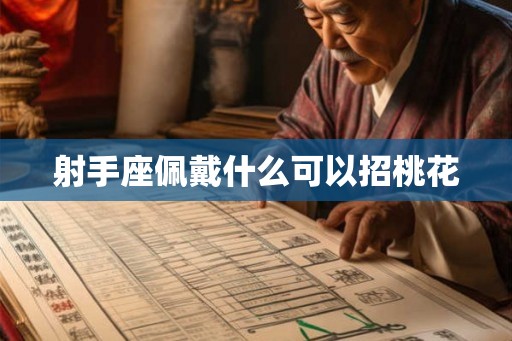 射手座佩戴什么可以招桃花