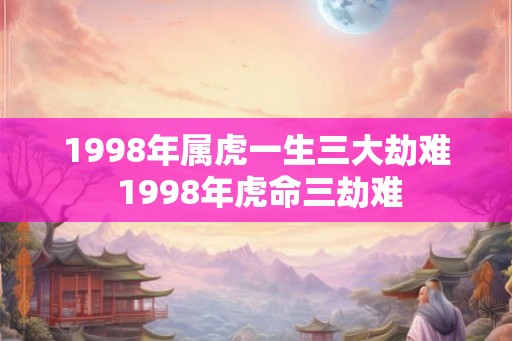 1998年属虎一生三大劫难 1998年虎命三劫难