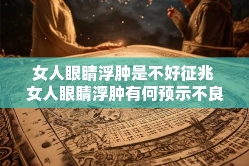 女人眼睛浮肿是不好征兆 女人眼睛浮肿有何预示不良 女人眼睛浮肿是不好征兆 女人眼睛浮肿有何预示不良