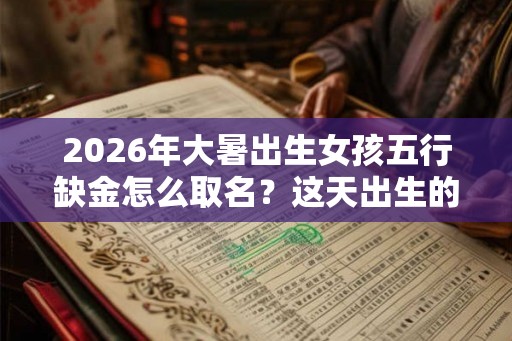 2026年大暑出生女孩五行缺金怎么取名？这天出生的人好吗？