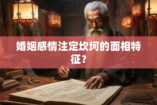 婚姻感情注定坎坷的面相特征？