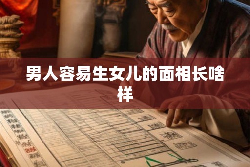 男人容易生女儿的面相长啥样