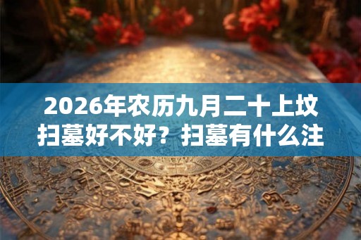 2026年农历九月二十上坟扫墓好不好？扫墓有什么注意事项？