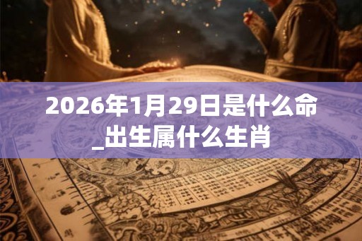 2026年1月29日是什么命_出生属什么生肖
