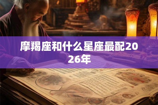 摩羯座和什么星座最配2026年