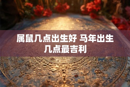 属鼠几点出生好 马年出生几点最吉利 属鼠几点出生好 马年出生几点最吉利