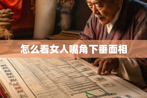 怎么看女人嘴角下垂面相