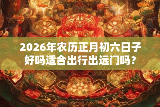 2026年农历正月初六日子好吗适合出行出远门吗？