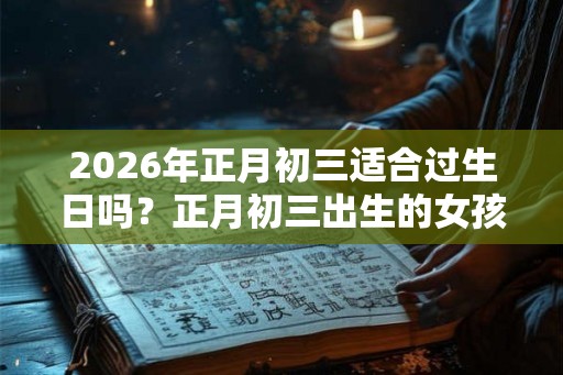 2026年正月初三适合过生日吗？正月初三出生的女孩命运