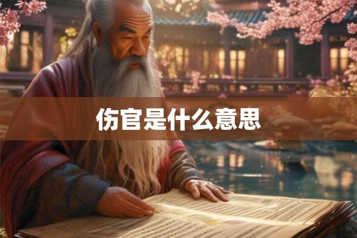 伤官是什么意思 伤官是什么意思