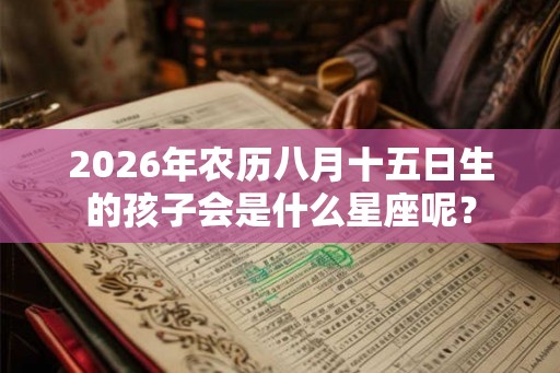 2026年农历八月十五日生的孩子会是什么星座呢？