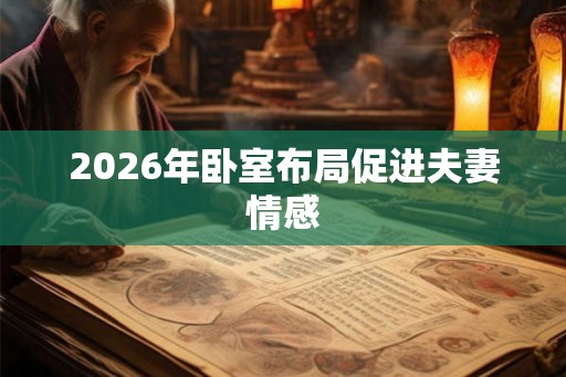 2026年卧室布局促进夫妻情感