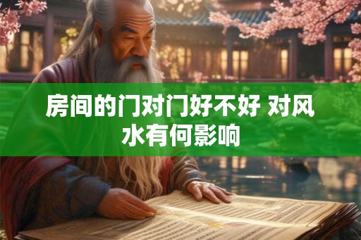 房间的门对门好不好 对风水有何影响