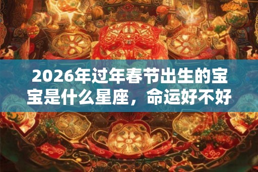2026年过年春节出生的宝宝是什么星座,命运好不好? 2026年过年春节出生的宝宝是什么星座,命运好不好?