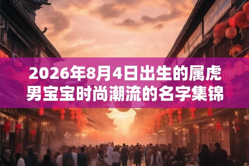 2026年8月4日出生的属虎男宝宝时尚潮流的名字集锦 2026年8月4日出生的属虎男宝宝时尚潮流的名字集锦