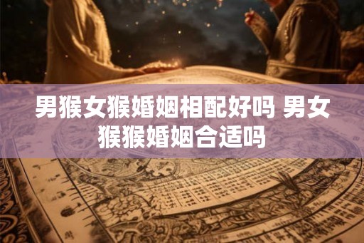 男猴女猴婚姻相配好吗 男女猴猴婚姻合适吗