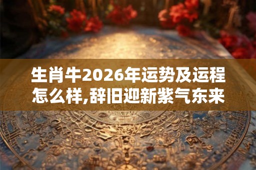 生肖牛2026年运势及运程怎么样,辞旧迎新紫气东来 生肖牛2026年运势及运程怎么样,辞旧迎新紫气东来