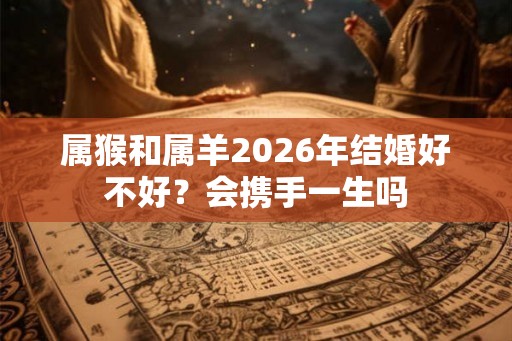 属猴和属羊2026年结婚好不好?会携手一生吗 属猴和属羊2026年结婚好不好?会携手一生吗