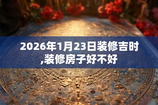 2026年1月23日装修吉时,装修房子好不好