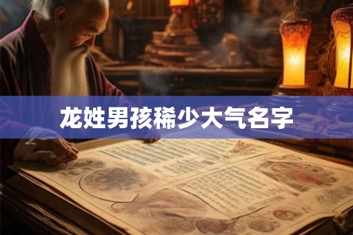 龙姓男孩稀少大气名字
