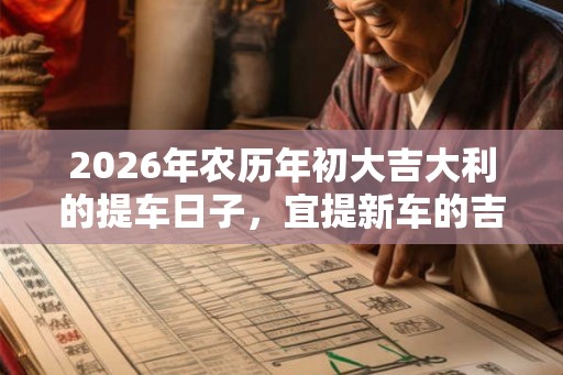 2026年农历年初大吉大利的提车日子,宜提新车的吉日 2026年农历年初大吉大利的提车日子,宜提新车的吉日