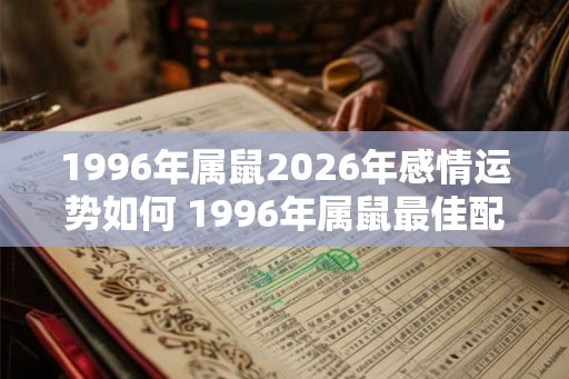 1996年属鼠2026年感情运势如何 1996年属鼠最佳配偶