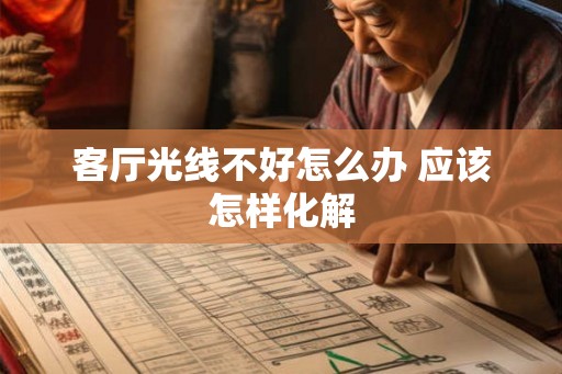 客厅光线不好怎么办 应该怎样化解