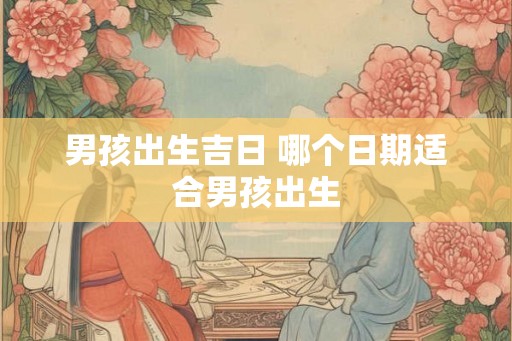 男孩出生吉日 哪个日期适合男孩出生