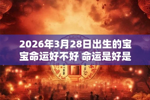 2026年3月28日出生的宝宝命运好不好 命运是好是坏