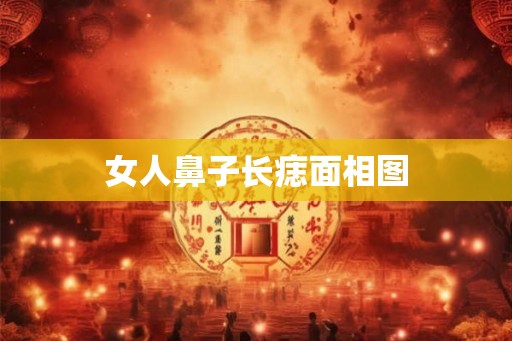 女人鼻子长痣面相图