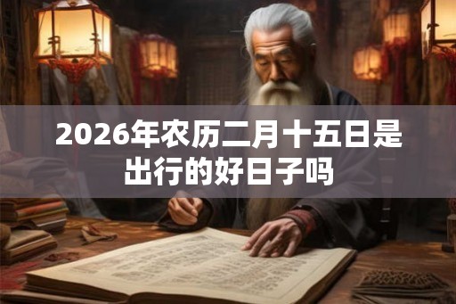 2026年农历二月十五日是出行的好日子吗