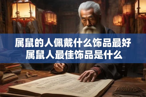 属鼠的人佩戴什么饰品最好 属鼠人最佳饰品是什么