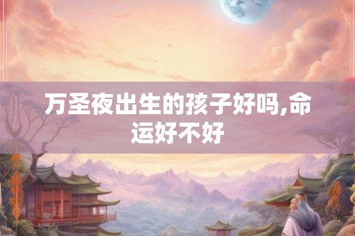 万圣夜出生的孩子好吗,命运好不好