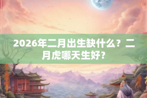 2026年二月出生缺什么?二月虎哪天生好? 2026年二月出生缺什么?二月虎哪天生好?