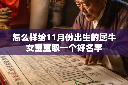 怎么样给11月份出生的属牛女宝宝取一个好名字 怎么样给11月份出生的属牛女宝宝取一个好名字