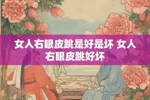 女人右眼皮跳是好是坏 女人右眼皮跳好坏 女人右眼皮跳是好是坏 女人右眼皮跳好坏