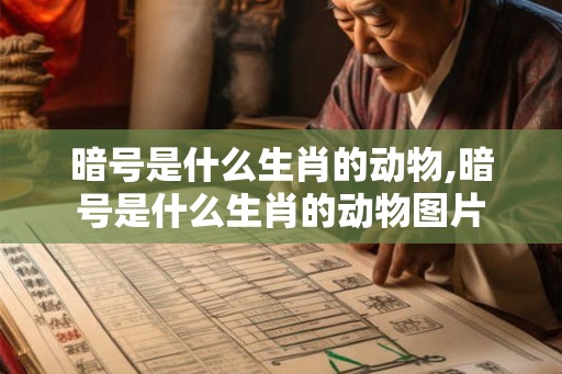 暗号是什么生肖的动物,暗号是什么生肖的动物图片 暗号是什么生肖的动物,暗号是什么生肖的动物图片