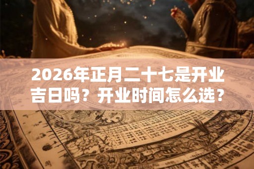 2026年正月二十七是开业吉日吗?开业时间怎么选? 2026年正月二十七是开业吉日吗?开业时间怎么选?