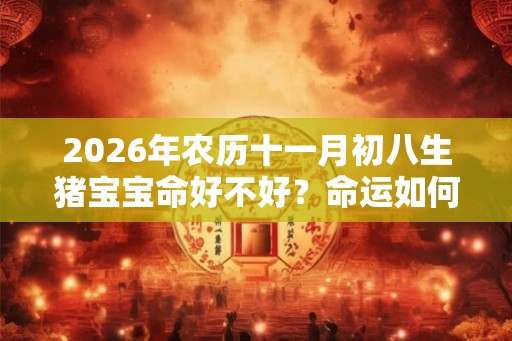 2026年农历十一月初八生猪宝宝命好不好？命运如何？