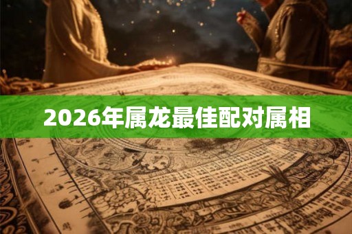 2026年属龙最佳配对属相