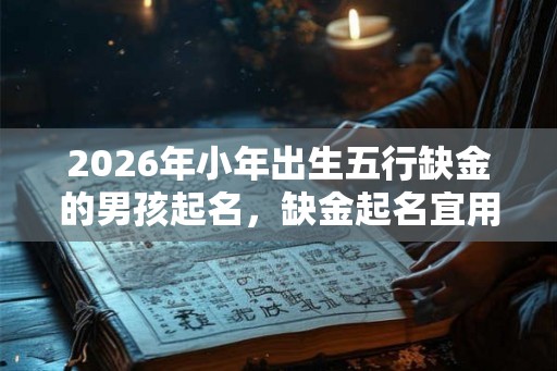 2026年小年出生五行缺金的男孩起名，缺金起名宜用字推荐