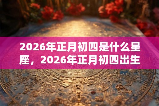 2026年正月初四是什么星座，2026年正月初四出生男孩命运