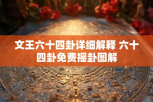 文王六十四卦详细解释 六十四卦免费摇卦图解