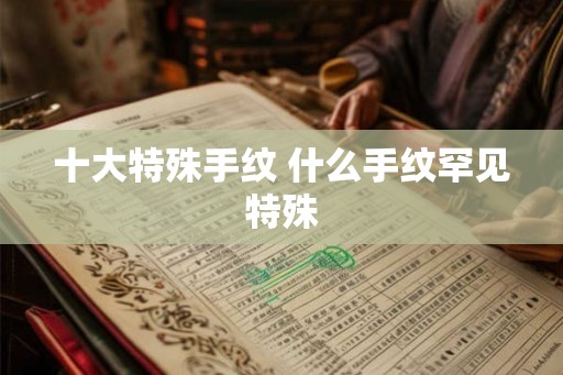 十大特殊手纹 什么手纹罕见特殊